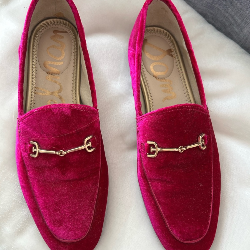 Sam Edelman Lorraine Bit Loafer Pink Velvet